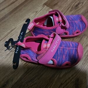 Nautica Kids Pink And Purple Water Shoes Infant Size 6